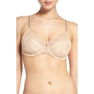 🆕CHANTELLE Revele Moi Non-Padded Underwire Bra 36H Beige #1571